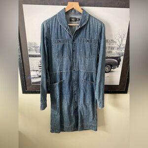 Double RL RRL Denim Buttondown Dress size 3